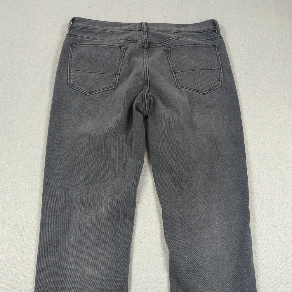 Banana Republic Jeans Mens 34x32 Black Traveler Slim Fit Casual